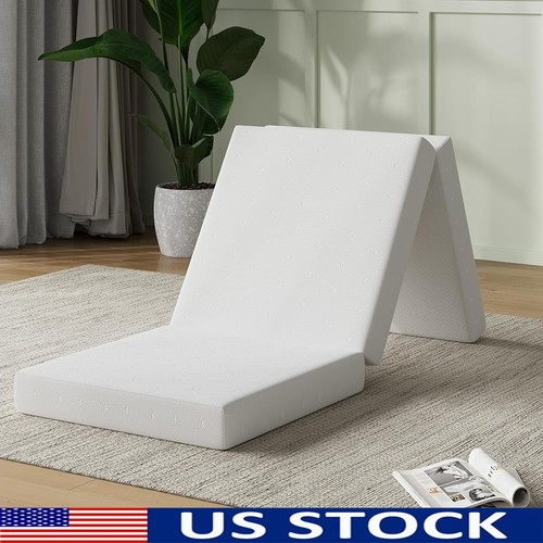 Portable tri folding mattress - portable, tri-folding