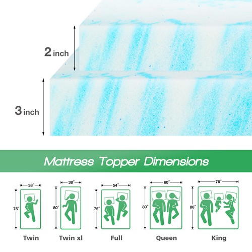 Inch thick mattress topper - 2/3,